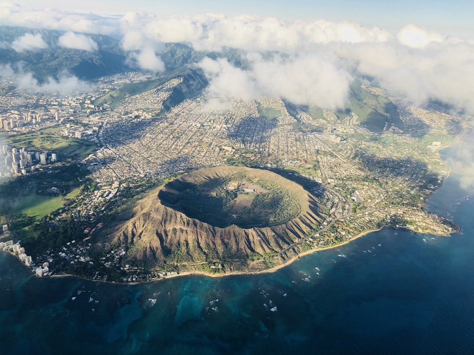 Diamond Head near our Waikiki hotel
